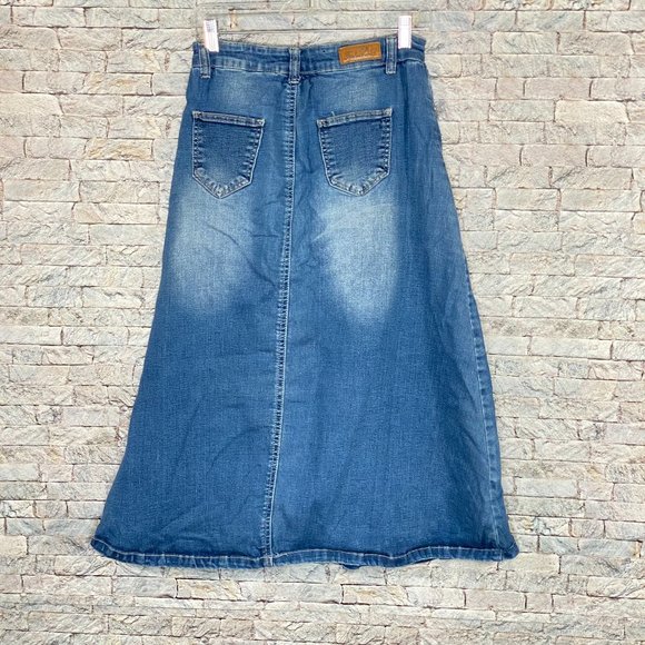 Fashian 2 Love Jean Skirt - Picture 2 of 4